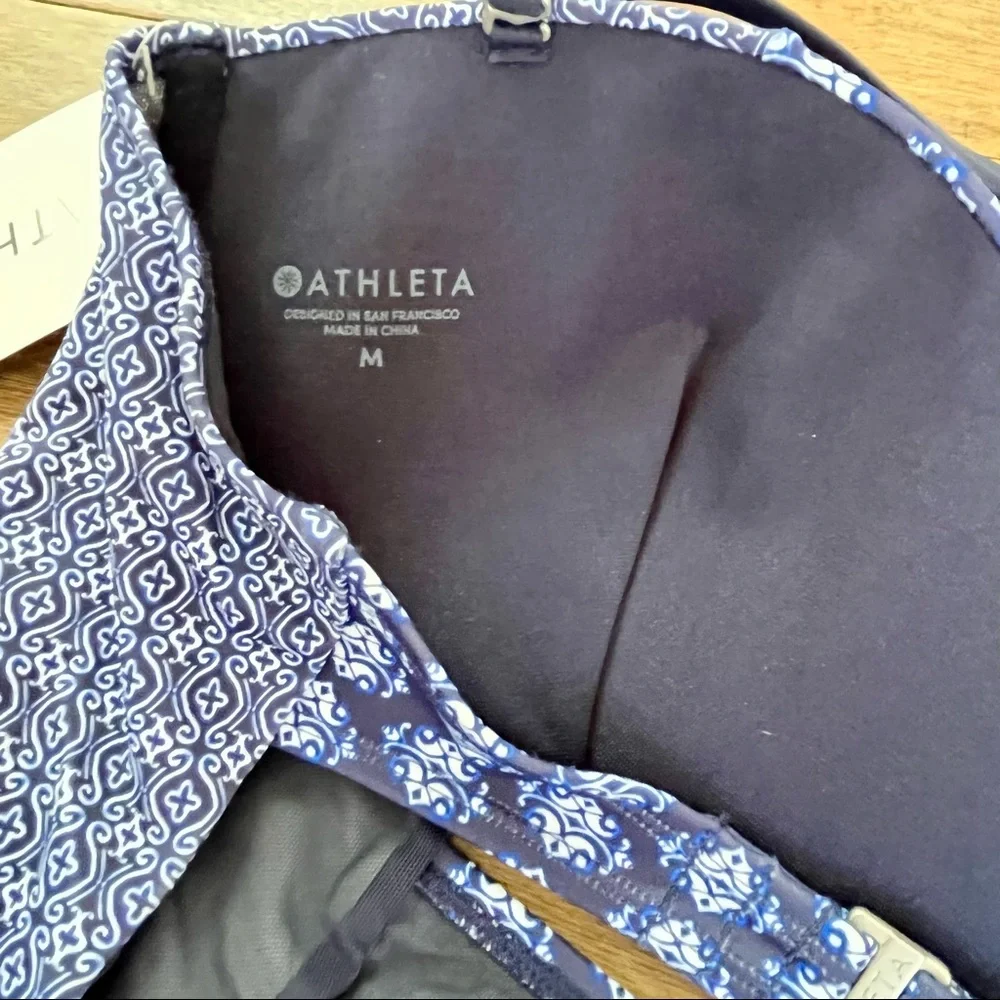 NWT Athleta Blue Tile Swimsuit - Picture 8 of 8